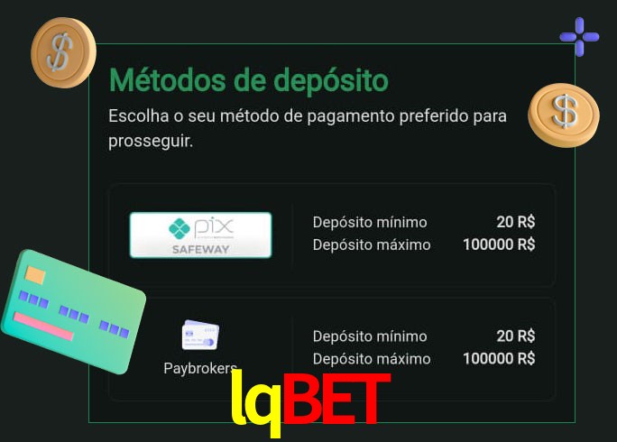 O cassino lqbet oferece uma grande variedade de métodos de pagamento